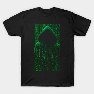 Hacker Neon Shadows T-Shirt